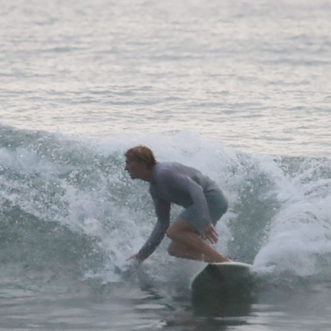 surfer on shortboard